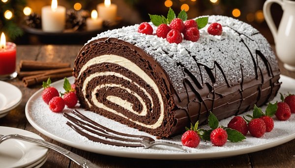 Devenez expert en bûche de noël au chocolat : réalisez une génoise aérienne et une crème légère facilement !